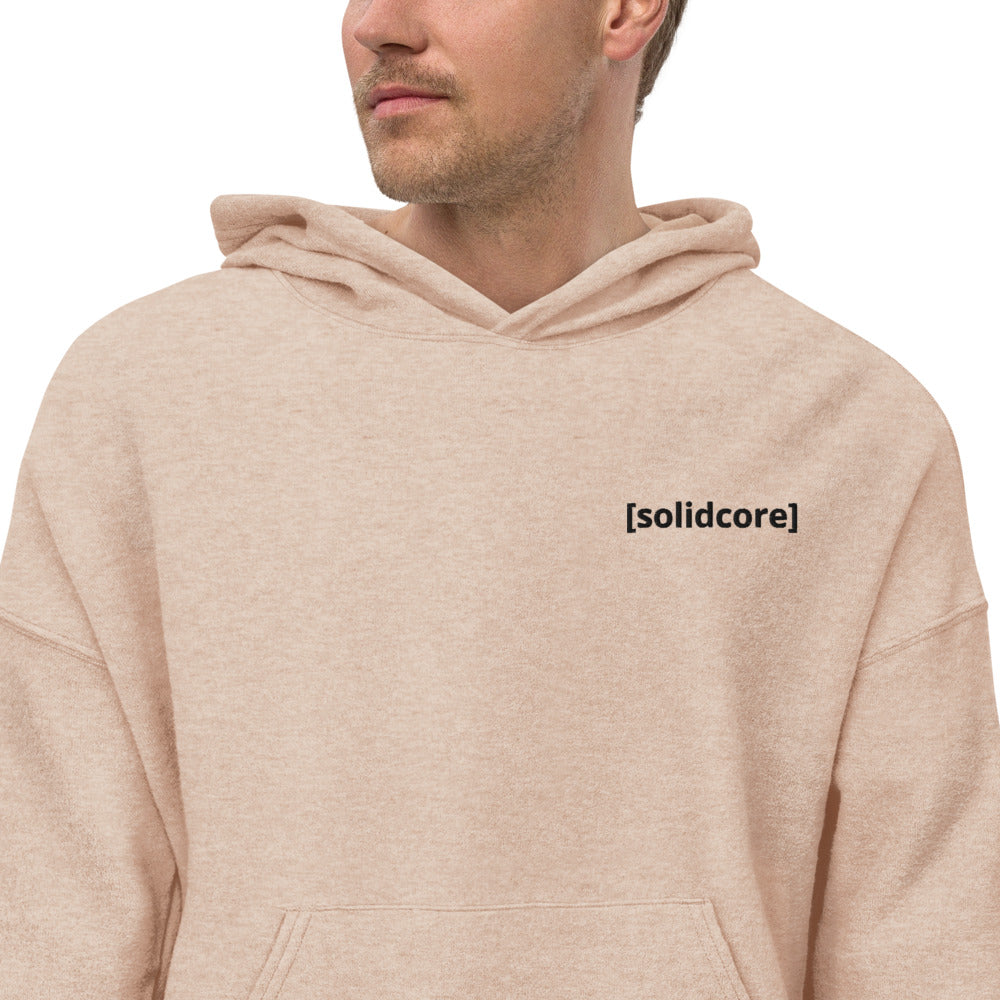 Unisex Sueded Fleece Hoodie