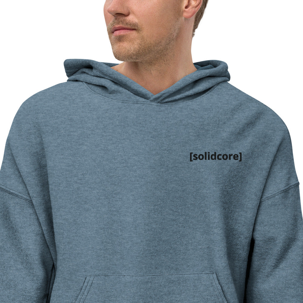 Unisex Sueded Fleece Hoodie